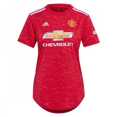 Billige Fotballdrakter Manchester United Dame Hjemmedraktsett 2020/21 Kortermet